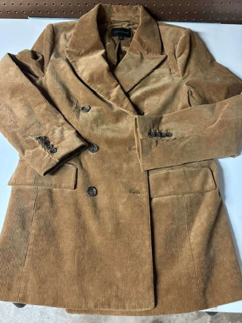 Banana Republic Camel Brown Corduroy Blazer Jacket Woman's Size 10